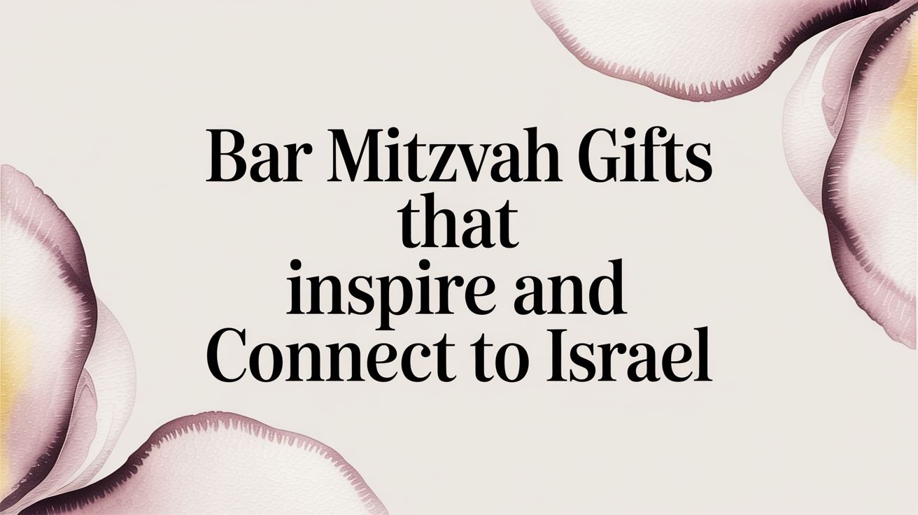 Bar Mitzvah Gifts That Inspire and Connect to Israel