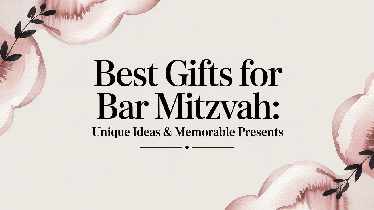 The Best Pro-Israel Gifts for a Bar Mitzvah in 2026: Unique & Memorable Presents