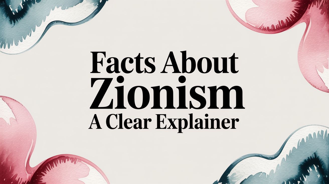 Facts About Zionism A Clear Explainer