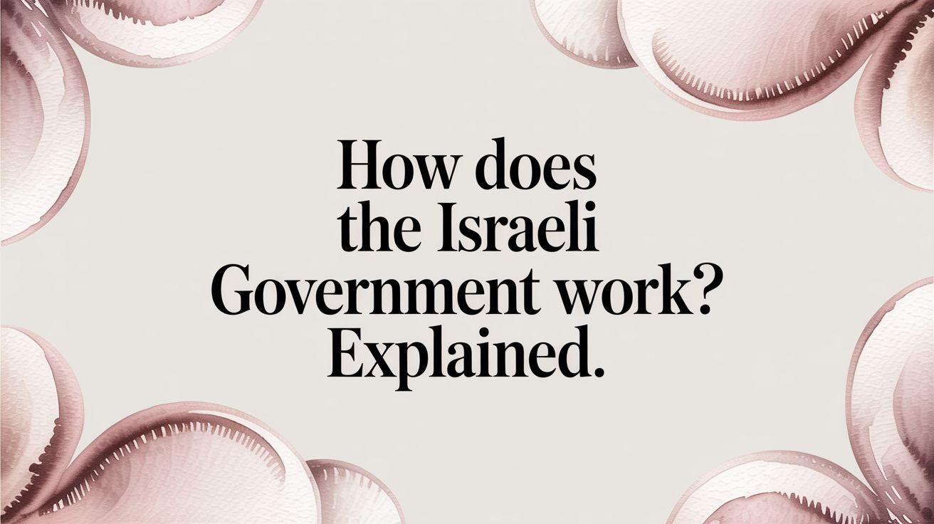 How Does The Israeli Government Work? Explained.