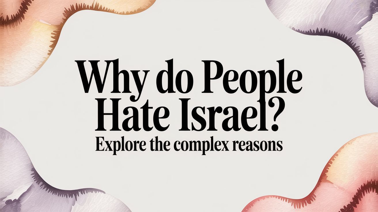 Why Do People Hate Israel? Explore the Complex Reasons