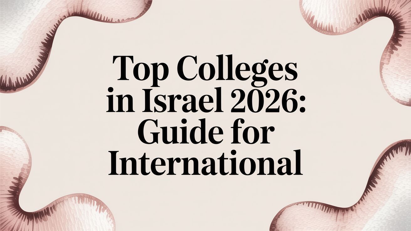 Top Colleges in Israel 2026: Guide for International