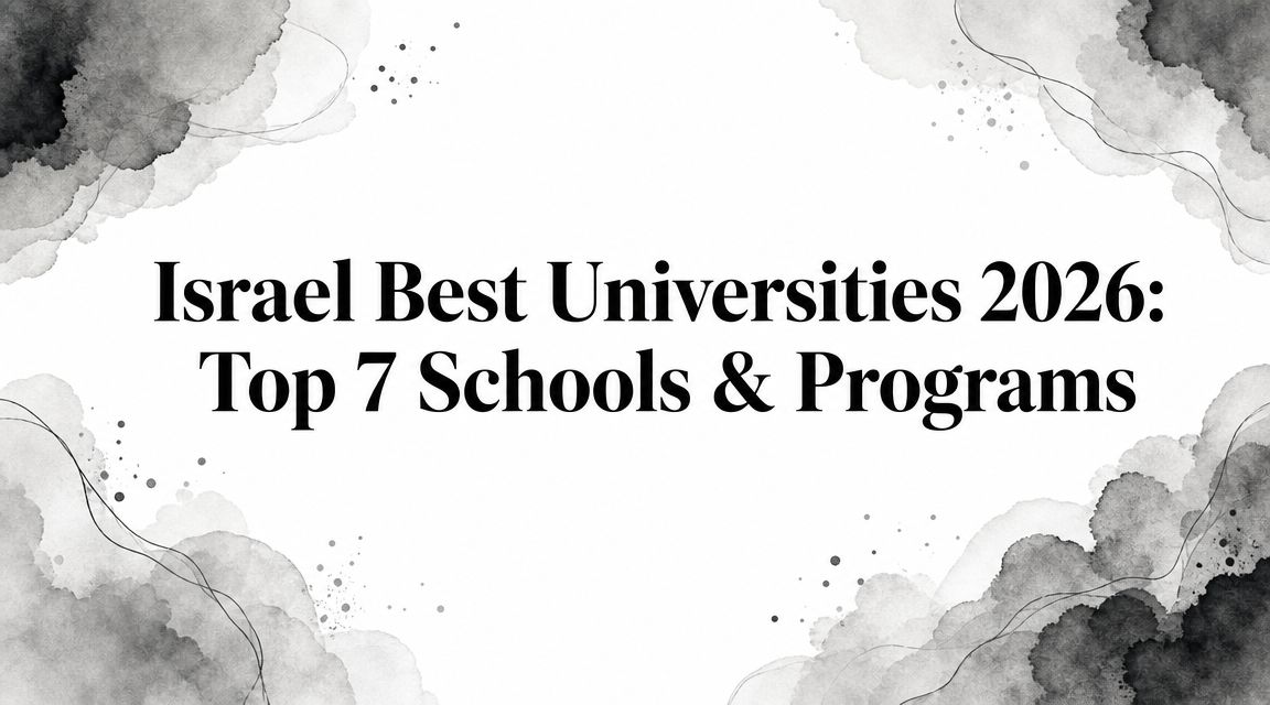 Israel Best Universities 2026: Top 7 Schools & Programs