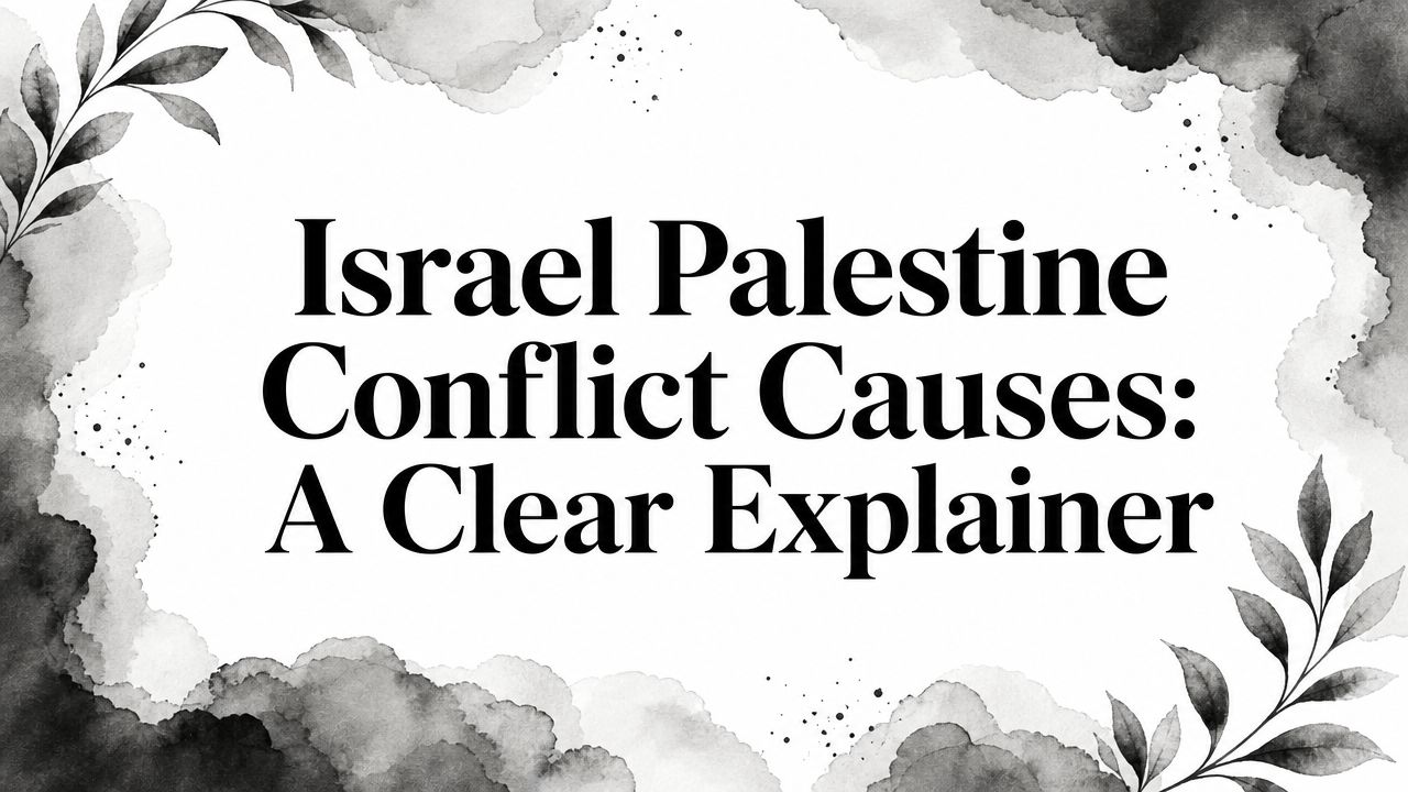 Israel Palestine Conflict Causes: A Clear Explainer